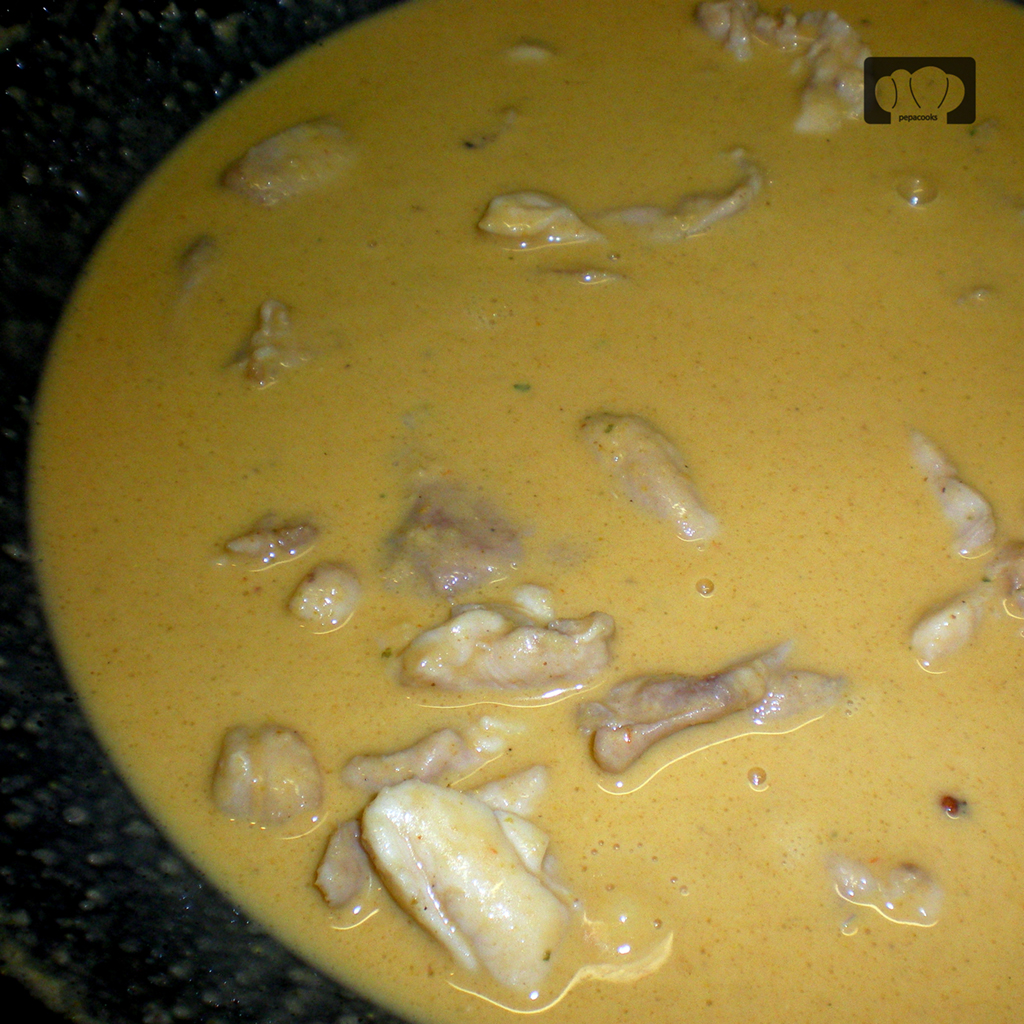 receta pollo al curry