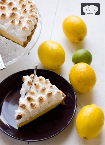 receta de tarta de limón