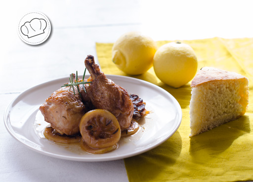 receta de Pollo guisado al limón